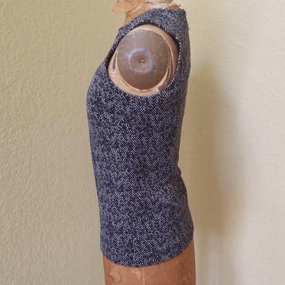 SOLD... MICHAEL KORS BLACK/CREAM SLEEVELESS TOP S - Picture 4 of 5